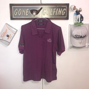 Colonial Women’s Golf Shirt XLarge Purple Nice